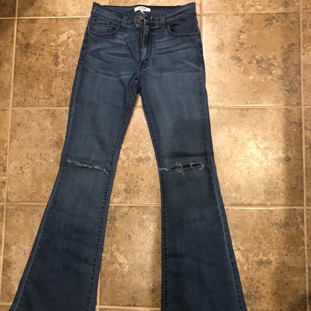 *SOLD* Boutique denim flares